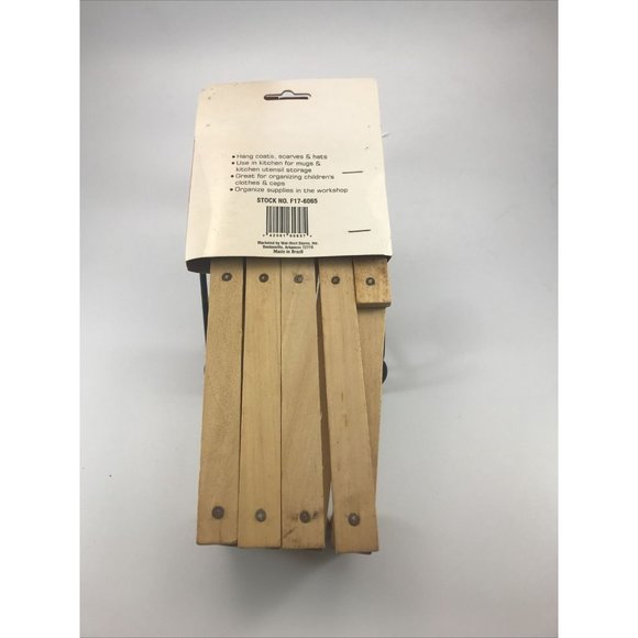 Expandable 13 PEG Wood Mug/ Storage Rack New - Picture 2 of 2